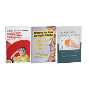 Kit 3 Ebooks Tudo Sobre Lugol/Iodo